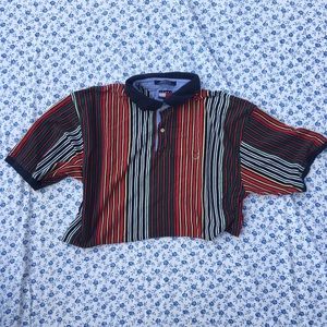 oversized tommy hilfiger polo shirt